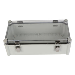 ABS IP66 Clear Lid Hinge Junction Box 380 x 190 x 130mm - Twin Eagle Imports