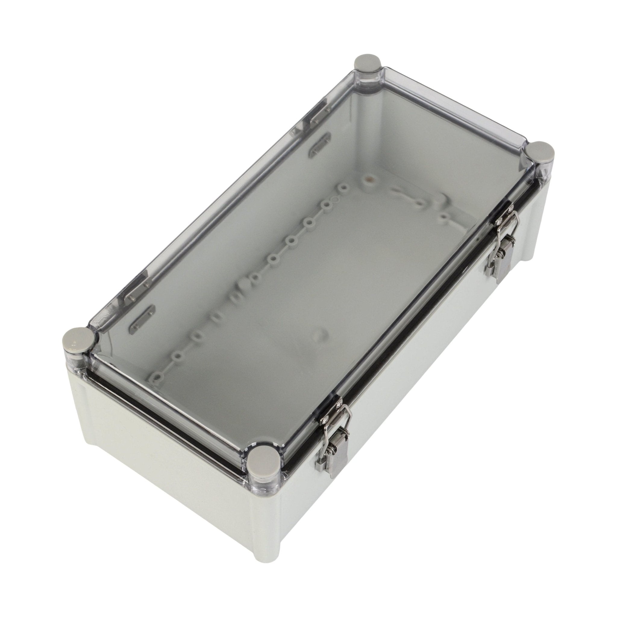 ABS IP66 Clear Lid Hinge Junction Box 380 x 190 x 130mm - Twin Eagle Imports