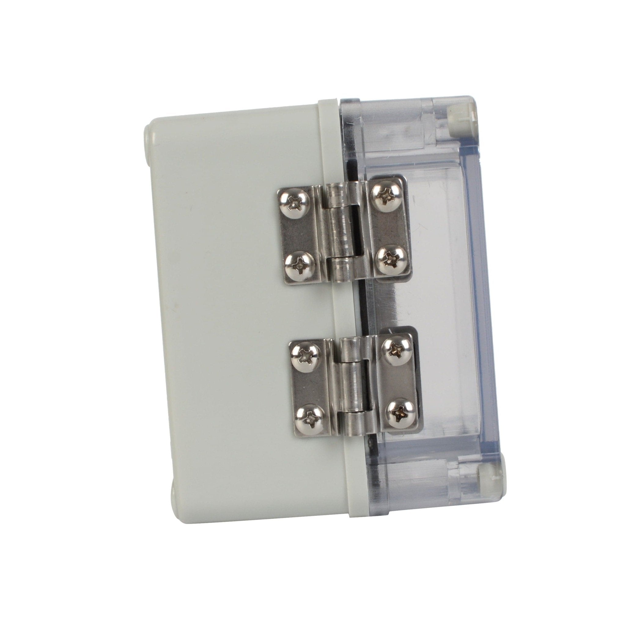ABS IP66 Clear Lid Hinge Junction Box 80 x 110 x 85mm - Twin Eagle Imports