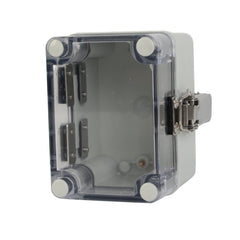ABS IP66 Clear Lid Hinge Junction Box 80 x 110 x 85mm - Twin Eagle Imports