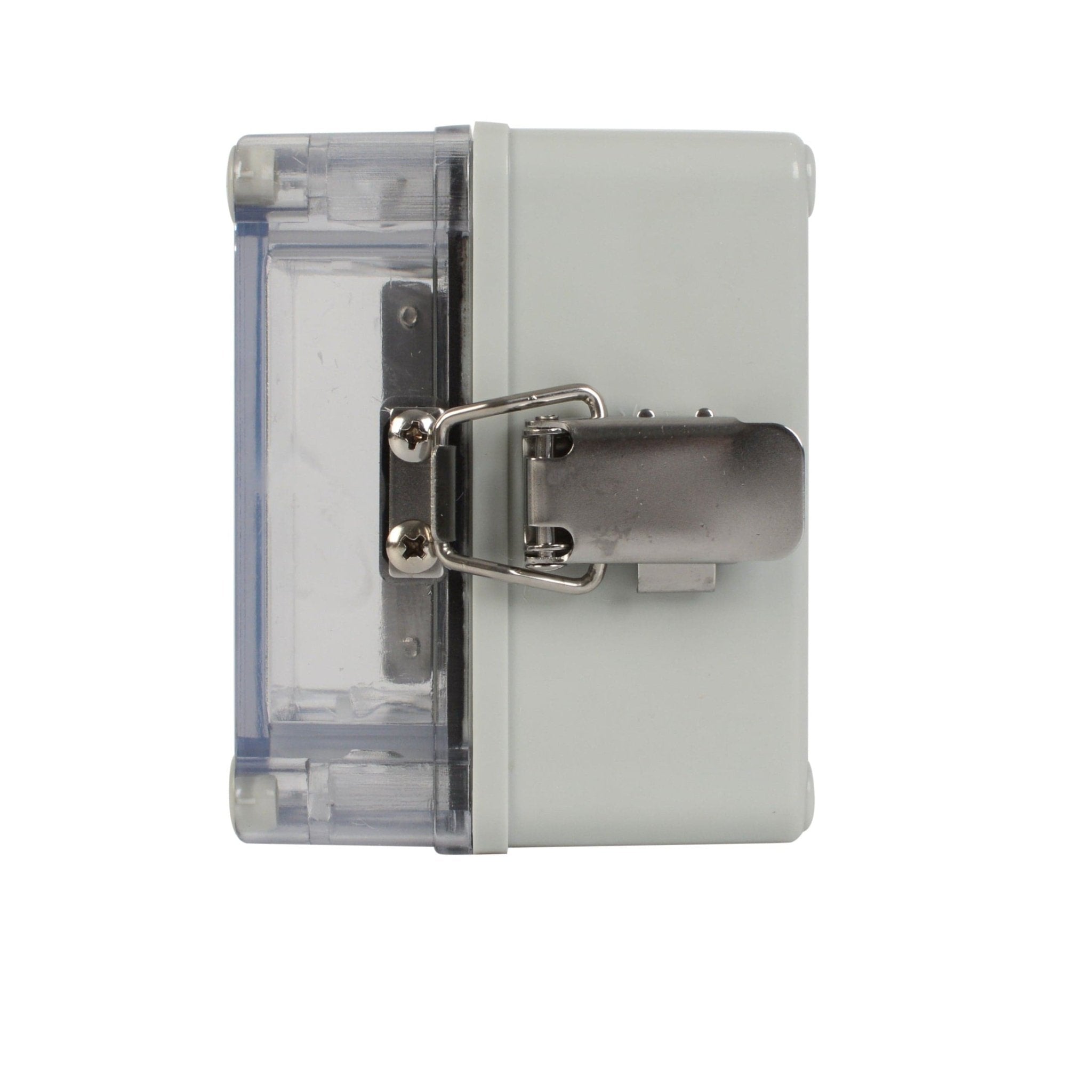 ABS IP66 Clear Lid Hinge Junction Box 80 x 110 x 85mm - Twin Eagle Imports