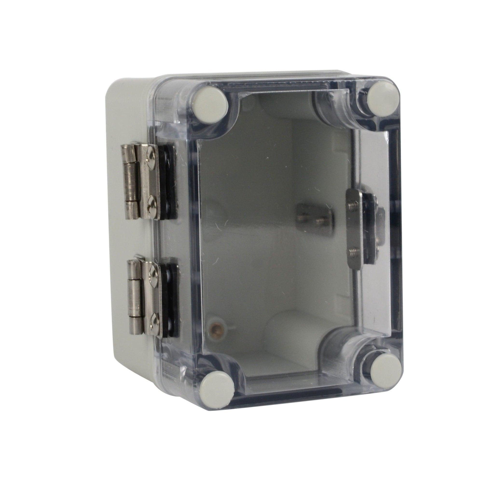 ABS IP66 Clear Lid Hinge Junction Box 80 x 110 x 85mm - Twin Eagle Imports
