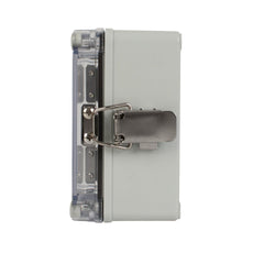 ABS IP66 Clear Lid Hinge Junction Box 80 x 130 x 70mm - Twin Eagle Imports