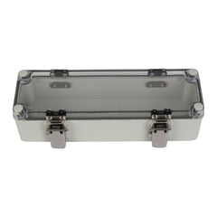 ABS IP66 Clear Lid Hinge Junction Box 80 x 250 x 70mm - Twin Eagle Imports