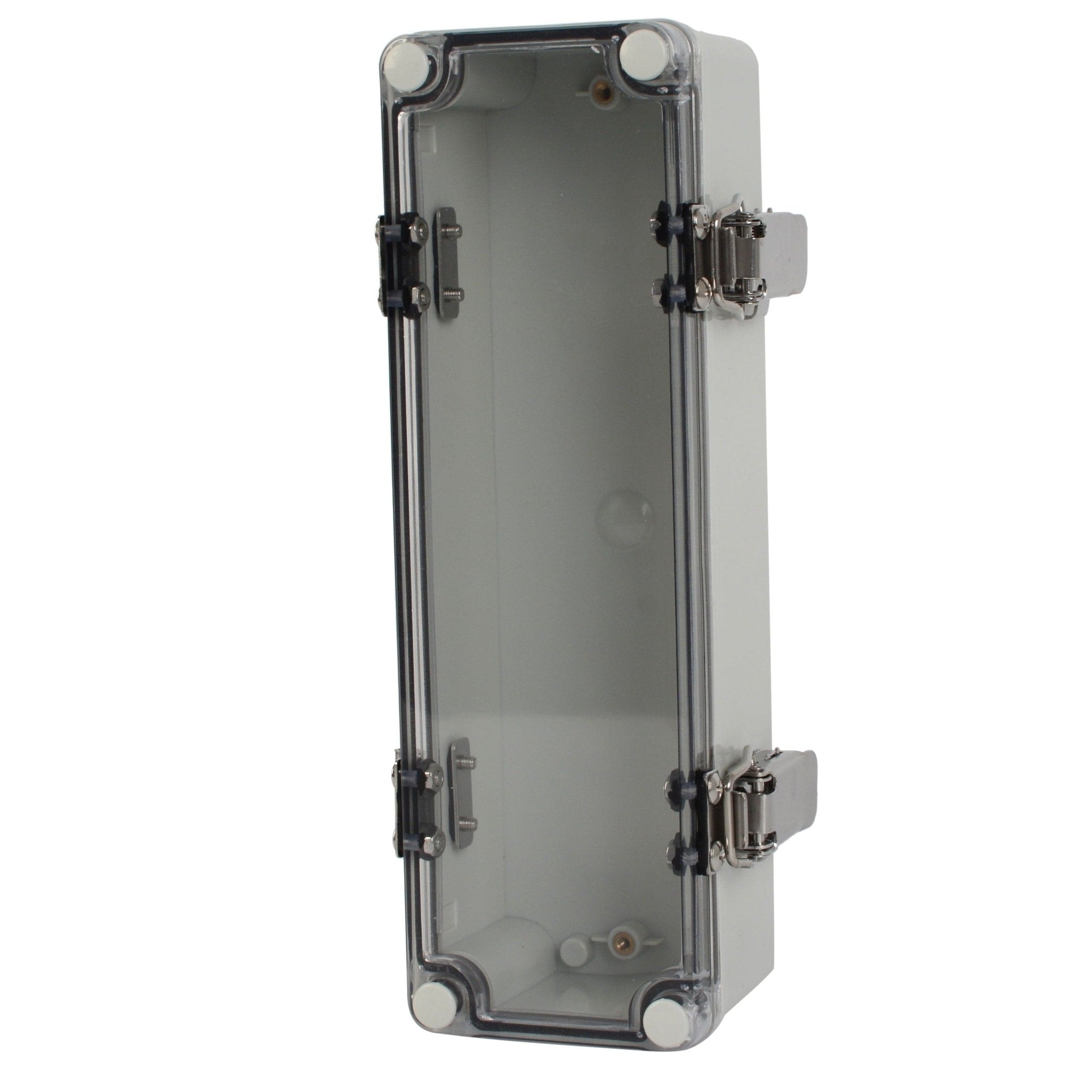 ABS IP66 Clear Lid Hinge Junction Box 80 x 250 x 70mm - Twin Eagle Imports