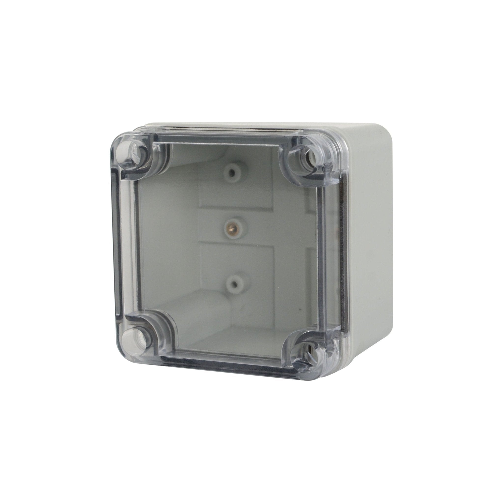ABS IP66 Clear Lid Junction Box 100 x 100 x 75mm - Twin Eagle Imports