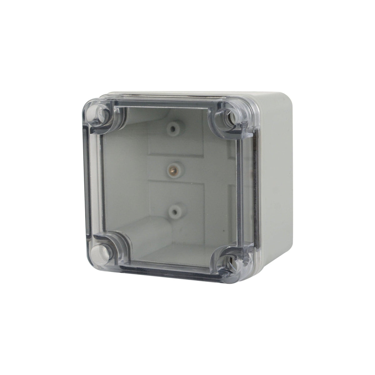 ABS IP66 Clear Lid Junction Box 100 x 100 x 75mm - Twin Eagle Imports