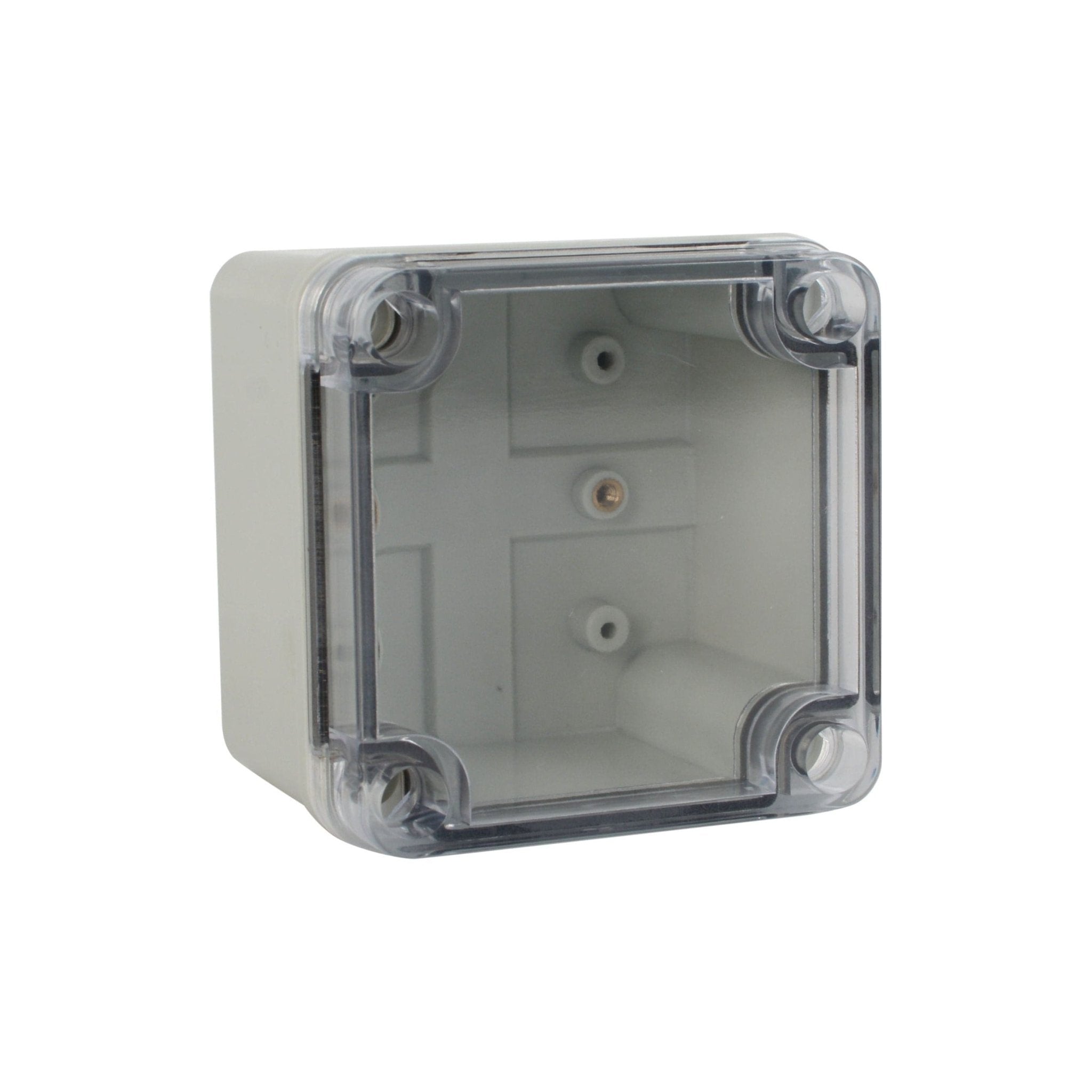 ABS IP66 Clear Lid Junction Box 100 x 100 x 75mm - Twin Eagle Imports