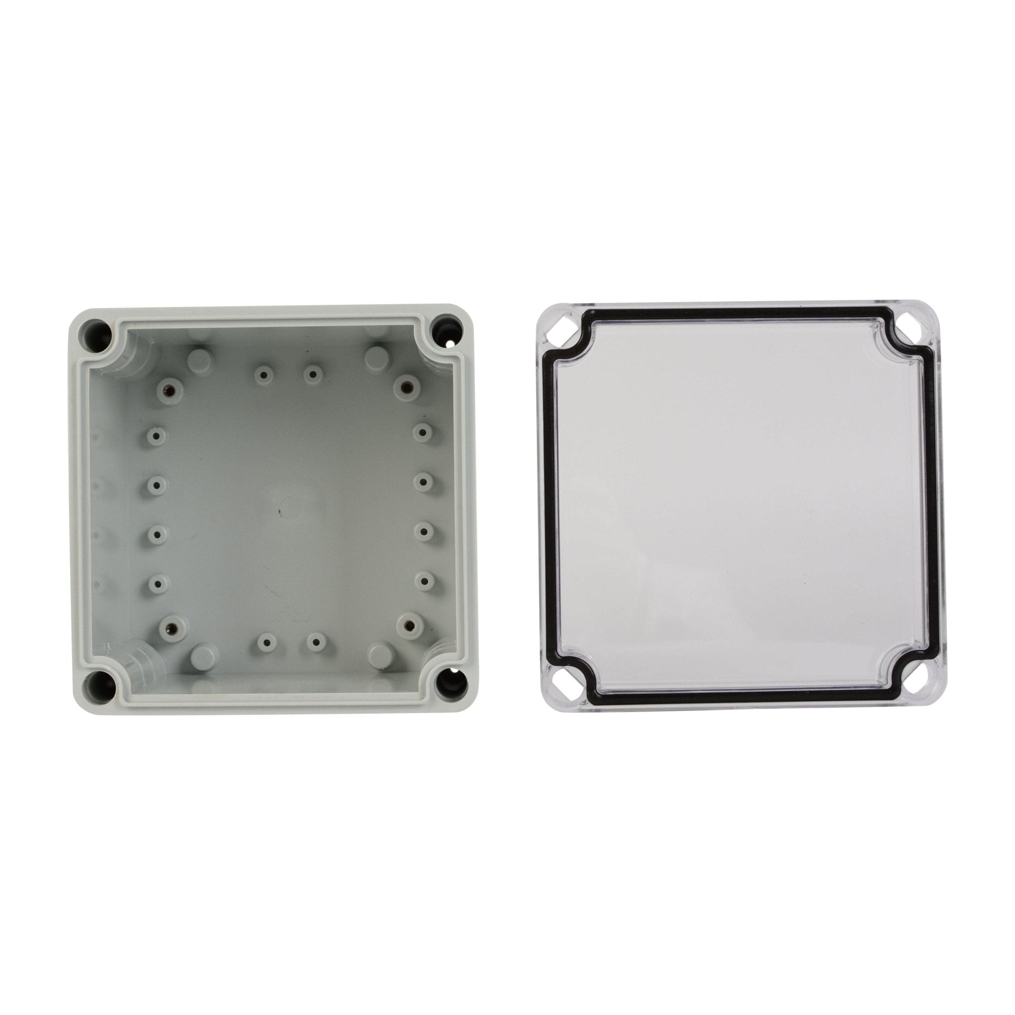 ABS IP66 Clear Lid Junction Box 190 x 190 x 130mm - Twin Eagle Imports