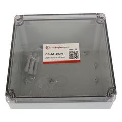 ABS IP66 Clear Lid Junction Box 200 x 200 x 130mm - Twin Eagle Imports