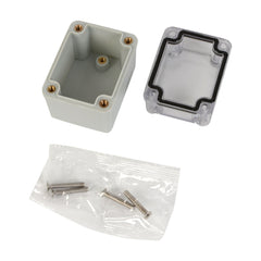 ABS IP66 Clear Lid Junction Box 50 x 65 x 55mm - Twin Eagle Imports