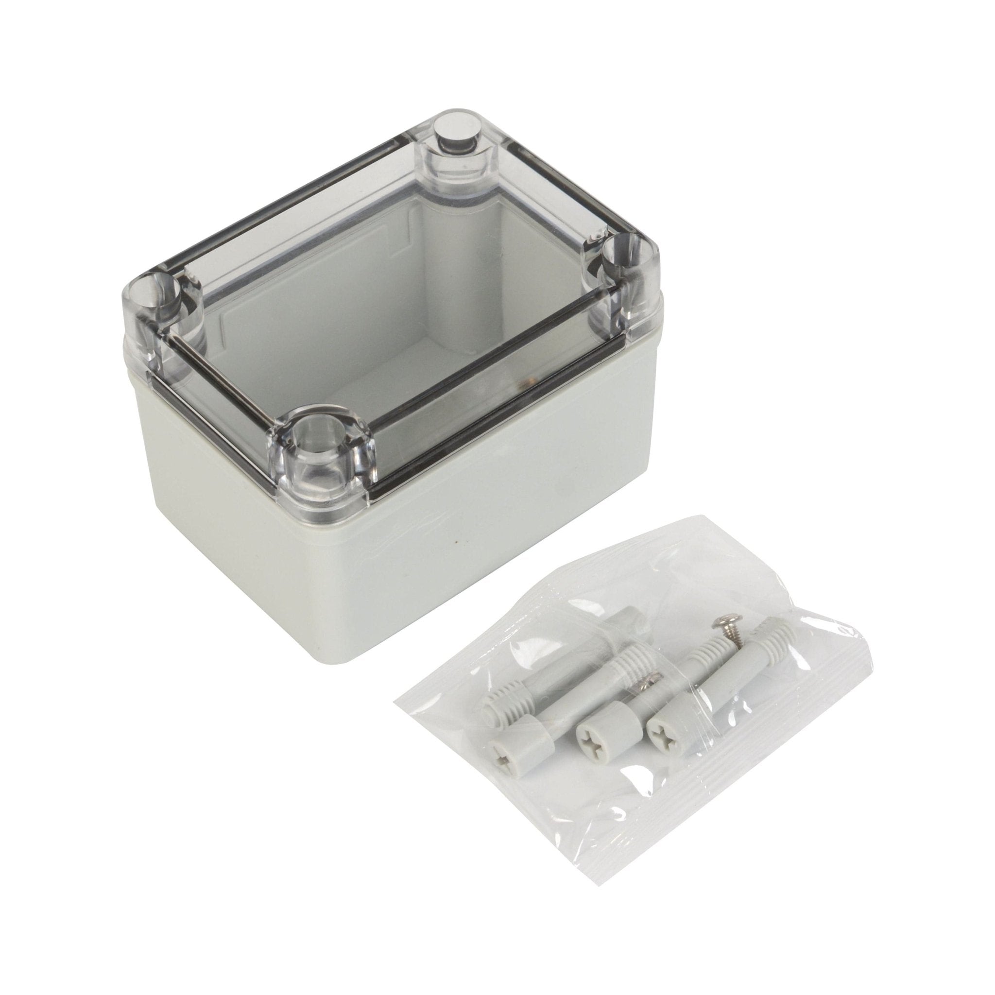 ABS IP66 Clear Lid Junction Box 80 x 110 x 70mm - Twin Eagle Imports