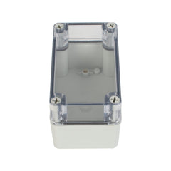 ABS IP66 Clear Lid Junction Box 80 x 130 x 85mm - Twin Eagle Imports