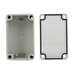 ABS IP66 Clear Lid Junction Box 80 x 130 x 85mm - Twin Eagle Imports