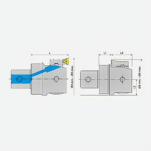 Acrow BSD Insert Holder Extension – B.BSD64-130 (Ø94–126 mm) - Twin Eagle Imports