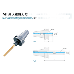 Acrow BT50 Morse Taper Holder – BT50-MTA2-180 (M/T2 × 180 mm, Ø14.5–23 mm Drill Range) - Twin Eagle Imports
