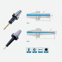 ACROW MACHINERY MFG CO LTD Collet chuck Acrow BT40 ER32 Collet Chuck Holder – 150 mm