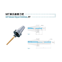 ACROW MACHINERY MFG CO LTD TOOL HOLDERS Acrow BT40 Morse Taper Holder – BT40-MTA4-165 (M/T4 × 165 mm, Ø32–50 mm Drill Range)