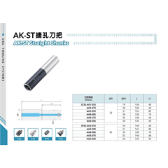 Acrow ST32-AK3-090 – AK Modular Boring Shank (Ø31 mm, 165 mm Length, 85 mm Gauge) - Twin Eagle Imports