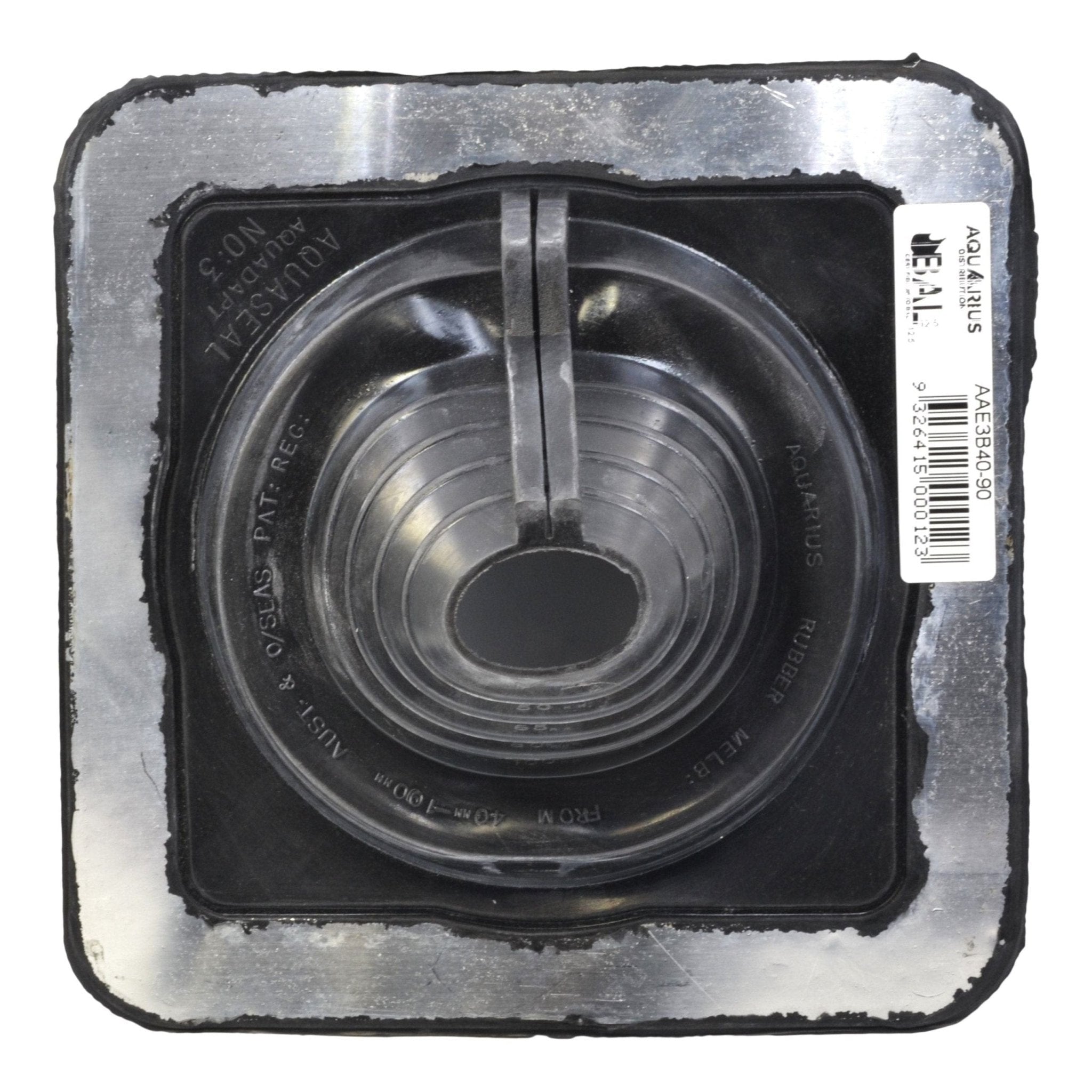 Aquaseal Aquadapt 3 Roof Pipe Flashing Black 40-90mm - Twin Eagle Imports