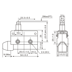 AZ-7110 Pin Plunger Limit Switch - Twin Eagle Imports