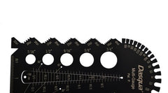 Dasqua Imperial Multi-Function Thread Pitch Gauge