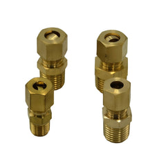 28pc Brass Compression Male Female Connector and 24pc Brass Compression 90° Male Female Elbow