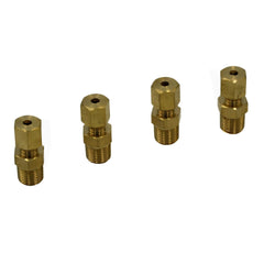4pc Brass Compression Male Female Connector (T1/8xM1/8)