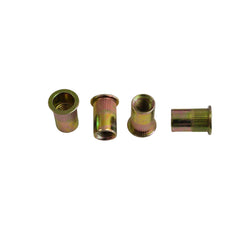6/32 UNC Zinc Plated Steel Nutsert Rivet Nuts – Bulk Pack of 200