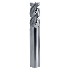 Twin Eagle's Best Carbide 4mm 4 Flute Nano Coated Short Series Corner Radius End Mill – 6mm Shank