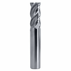 BEST CARBIDE Carbide Endmill Best Carbide 8mm 4 Flute Nano Coated Short Series Corner Radius End Mill – 8mm Shank, 0.5mm Radius