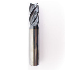 BEST CARBIDE Carbide Endmill Best Carbide HFC Variable Helix Nano coated 4-Flute End Mill 1/2" D x 2-1/2" O.A.L, Corner Radius