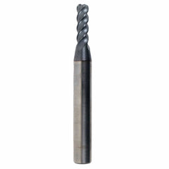 BEST CARBIDE Carbide Endmill Best Carbide Short Series Corner Radius 4mm 4 Flute End Mill Nano Coated