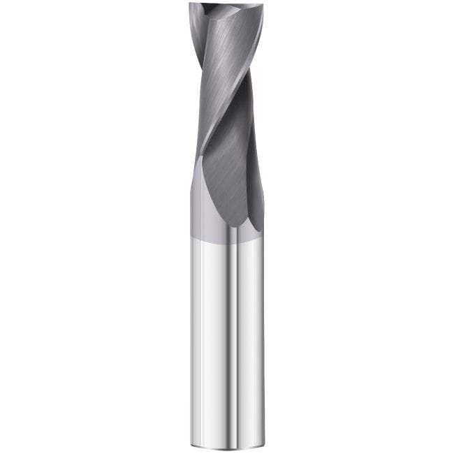 Best Carbide Regular Length AITiN coated 2-Flute End Mill 1/4", Square End - Twin Eagle Imports