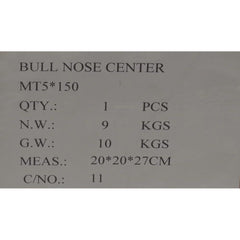 Bull Nose Pipe Centre MT5 x 150mm Heavy Duty Revolving Pipe Centre - Twin Eagle Imports