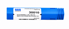 Kyocera SGS 30010 5/16" 4 Flute Ti-NAMITE-A AlTiN Coated Carbide Square End Mill