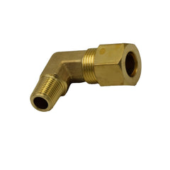 Brass Compression Union 90° Male Female Elbow (T3/8xM1/8)