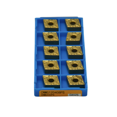 10pc Kyocera CNMG120408PS CA525 – Turning Insert (Finishing to Medium, PS Chipbreaker)