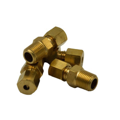 4pc Brass Compression Male Female Connector (T1/8xM1/8)