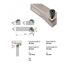 CANELA S.A. TOOL HOLDERS Canela DCLNL3232P12-N External Turning Toolholder – 32×32 mm