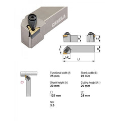 CANELA S.A. TOOL HOLDERS Canela DTGNR2020K16-N External Turning Toolholder – 20×20 mm