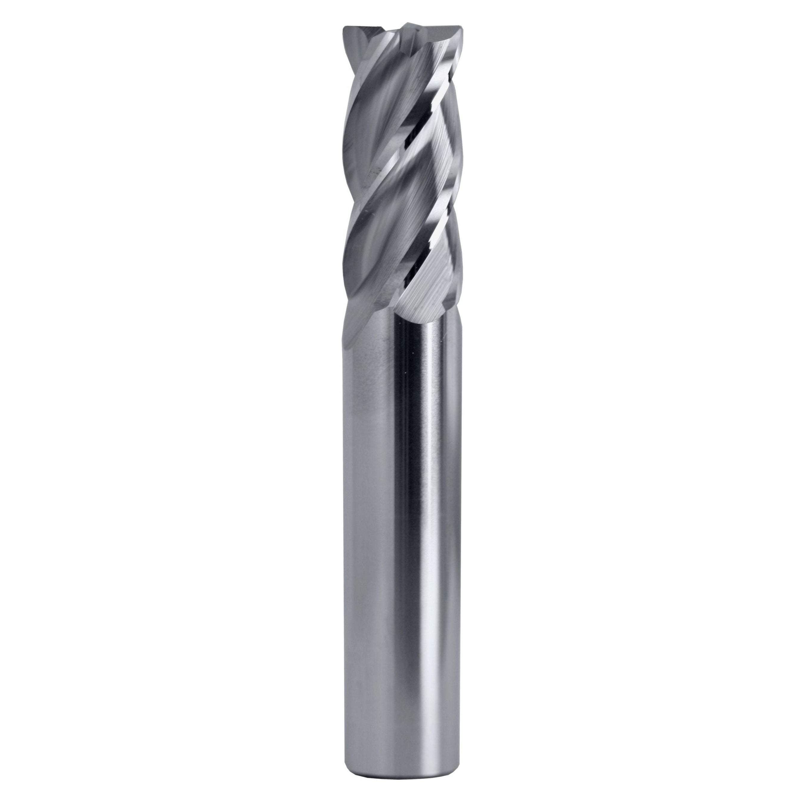 Twin Eagle's Best Carbide 10mm 4 Flute Nano Coated Short Series Corner Radius End Mill – 10mm Shank, 1mm Radius