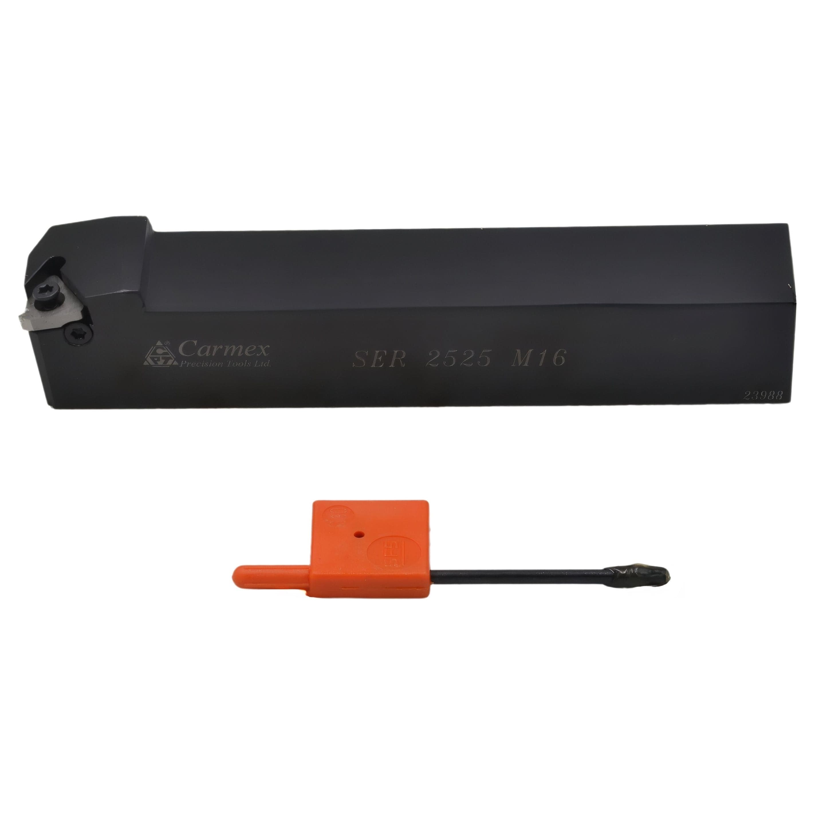 CARMEX PRECISION TOOLS LTD Turning Tool Carmex External Thread Turning Tool Holder SER 2525 M16 25mm Shank