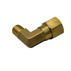 Brass Compression Union 90° Male Female Elbow (T3/8xM1/8)