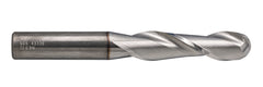 Kyocera SGS 43336 12mm 2 Flute Bright Uncoated Carbide Ball Nose End Mill