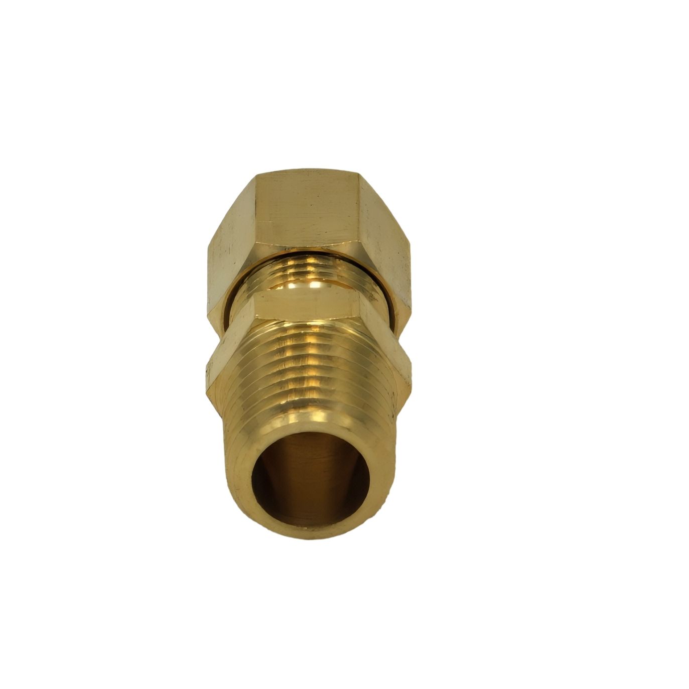 Brass Compression Male Female Connector (T5/16xM1/4)