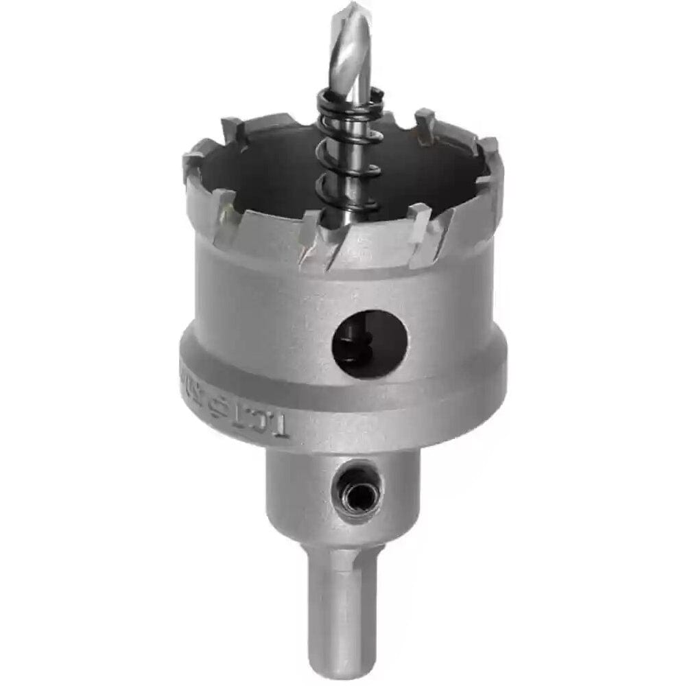 35mm Tungsten Carbide Tipped Holesaw (1/2" Shank) 25mm D.O.C | CH Tools