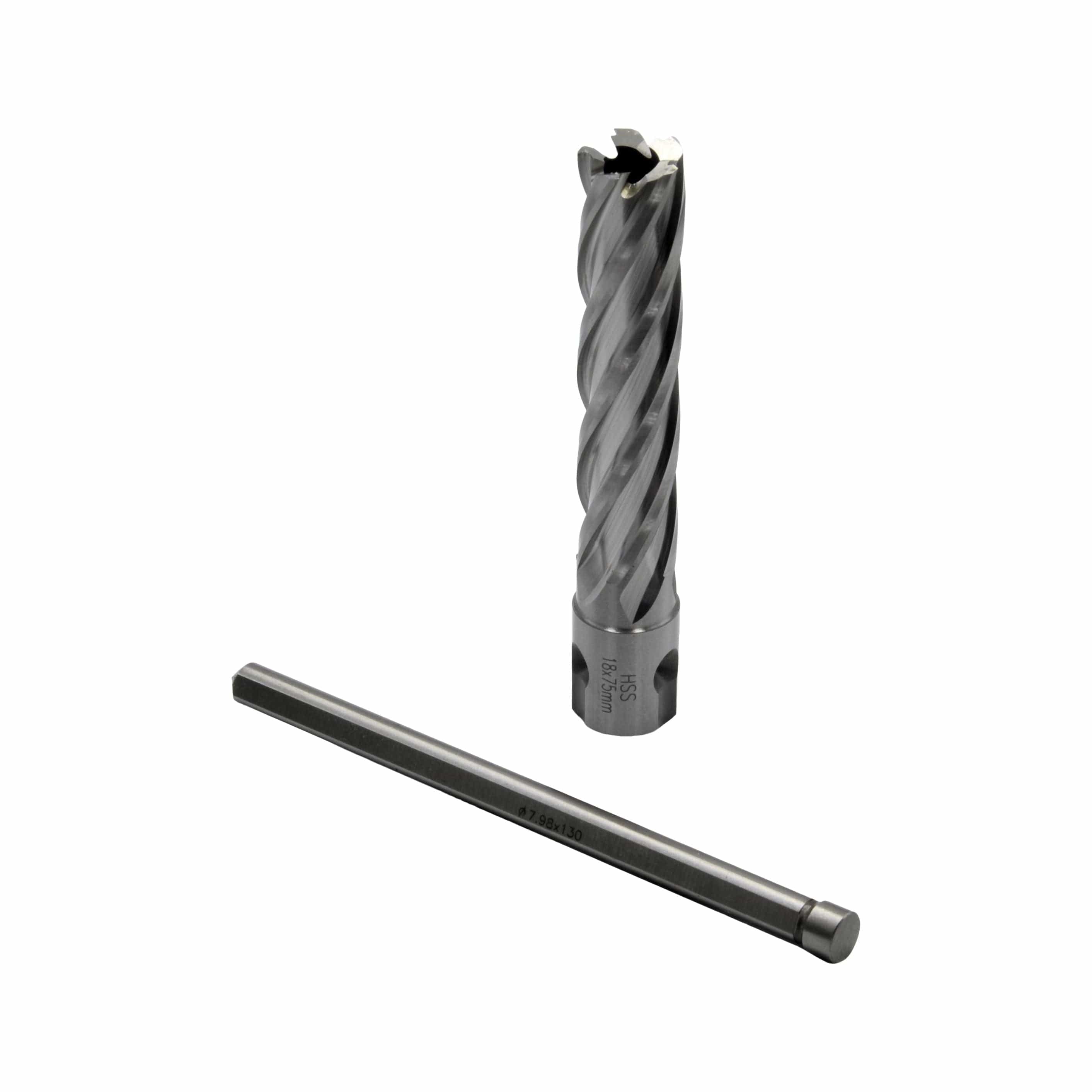 18 x 75mm D.O.C HSS Weldon Shank Annular Cutter | CH Tools