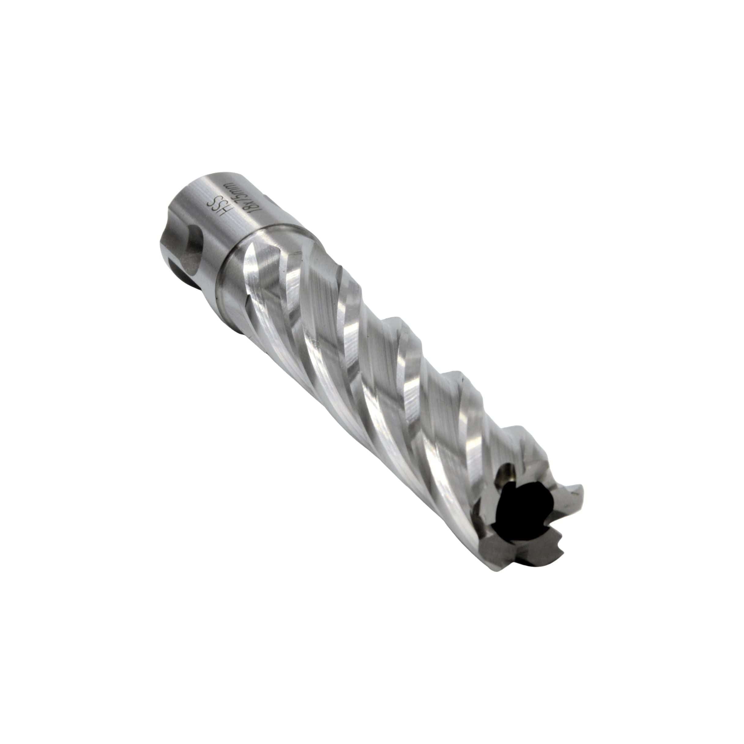 18 x 75mm D.O.C HSS Weldon Shank Annular Cutter | CH Tools