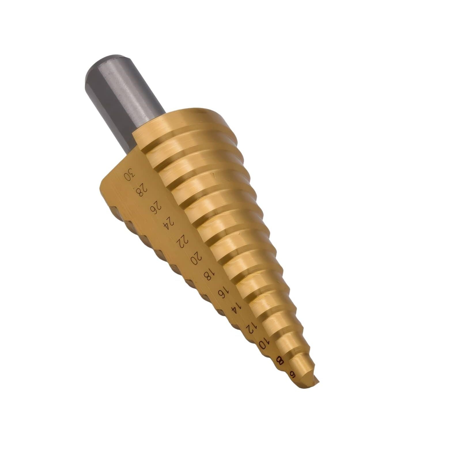 CH-TOOLS - ZHEJIAN XINXING TOOLS CO LTD Drill CH Tools HSS-E TiN Step Drill Bit 6–30mm – 13 Steps